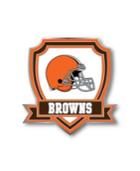 Aminco Cleveland Browns Team Crest Pin