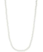 Kate Spade New York Imitation White Pearl Long Strand Necklace