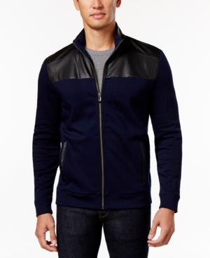 Calvin Klein Men's Mixed-media Jacket