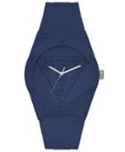 Guess Unisex Blue Silicone Strap Watch 42mm