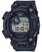 G-shock Men's Solar Digital Frogman Black Resin Strap Watch 53x59mm Gwfd1000b-1