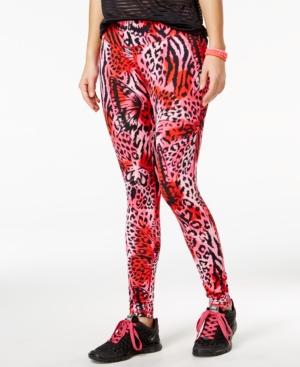 Material Girl Active Juniors' Butterfly Printed Full-length Leggings, Only At Macy's