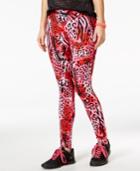 Material Girl Active Juniors' Butterfly Printed Full-length Leggings, Only At Macy's