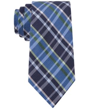 Club Room Sidewalk Plaid Slim Tie, Only At Macy's