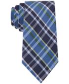 Club Room Sidewalk Plaid Slim Tie, Only At Macy's
