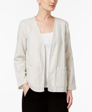 Eileen Fisher Organic Cotton Reversible Kimono Jacket