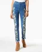 One Hart Juniors' Printed Skinny Jeans, Created For Macy's