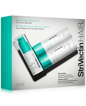 Strivectin Hair Max Volume Starter Trio For Fine Or Flat Hair