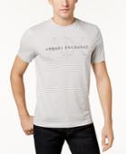 Armani Exchange Men's Logo Striped T-shirt