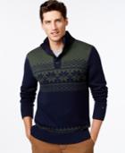 Tommy Hilfiger Arthur Fair Isle Mock-neck Sweater