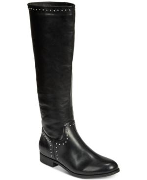 Esprit Genie Memory Foam Studded Riding Boots Women's Shoes