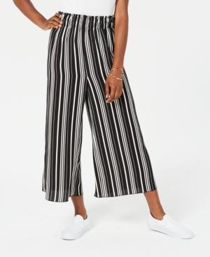 Ultra Flirt Juniors' Cropped Striped Pants