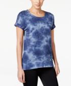 Style & Co. Tie-dyed Sweatshirt, Only At Macy's