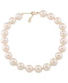 Carolee Gold-tone Pink Imitation Pearl Choker Necklace