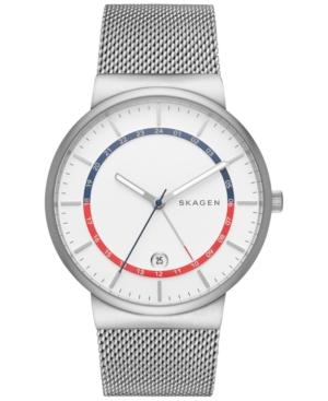 Skagen Men's Ancher Stainless Steel Mesh Bracelet Watch 40mm Skw6251