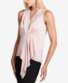 Dkny Draped Crepe Top