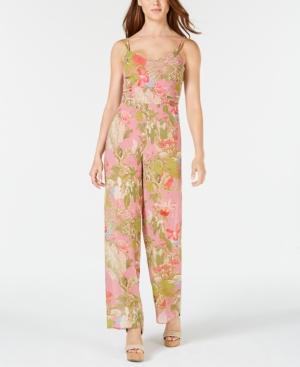 Guess Pierre Adjustable Printed Jumpsuit