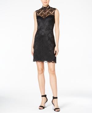 Betsey Johnson Lace Cutout-back Sheath Dress