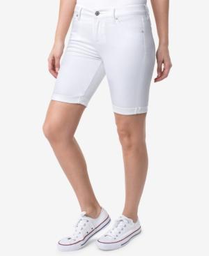 Celebrity Pink Juniors' Colored Denim Bermuda Shorts