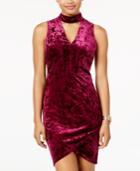 B Darlin Juniors' Crushed Velvet Bodycon Dress, A Macy's Exclusive Style