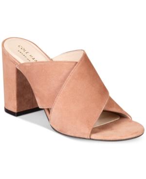Cole Haan Gabby Slip-on Block-heel Sandals