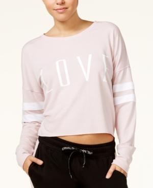 Material Girl Active Juniors' Love Graphic Sweatshirt, Created For Macy's