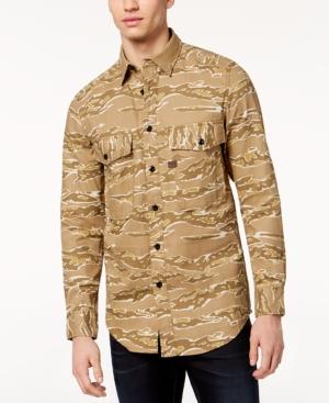G-star X Macy's Men's Camo-print Shirt, Created For Macy's