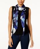 Vince Camuto Shadow Blooms Oblong Scarf
