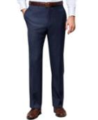 Tommy Hilfiger Pants Blue Sharkskin Trim Fit