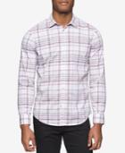 Calvin Klein Jeans Men's Long-sleeve Bold Variegated Shirt
