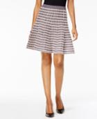 Olivia & Grace Jacquard Fit & Flare Skirt