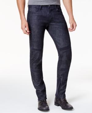 G-star Raw Men's Chambray Slim Fit Moto Jeans