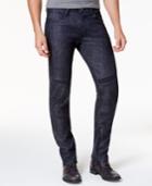 G-star Raw Men's Chambray Slim Fit Moto Jeans