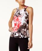 I.n.c. Floral-print Halter Top, Created For Macy's