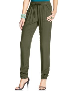 Rewash Juniors' Cinched Soft Pants
