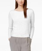 Eileen Fisher Bateau-neck Ribbed Sweater