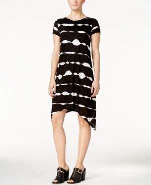 Kensie Striped Handkerchief-hem Dress