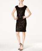 Connected Sequined Sheath Dress