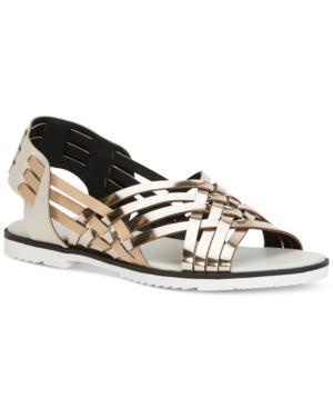Calvin Klein Women's Mariana Strappy Flat Sandals Women's Shoes