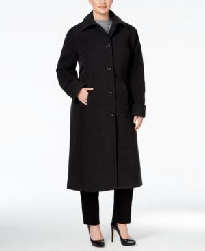 Jones New York Plus Size Maxi Walker Coat