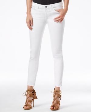 M1858 Paulina Raw-hem Ankle Skinny Milk Wash Jeans