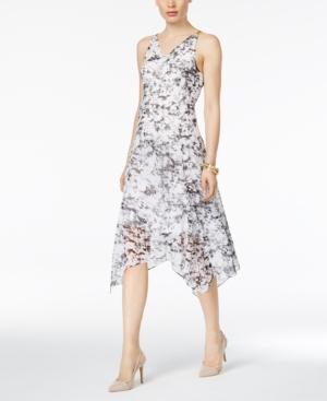 Thalia Sodi Vera Beaded Handkerchief-hem Dress, Only At Macy's