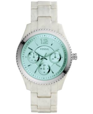 Fossil Women's Stella Horn Acetate Bracelet Watch 40mm Es4019