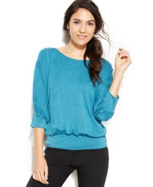 Studio M Dolman-sleeve Blouson Top