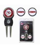 Team Golf Kansas City Chiefs Divot Tool And Markers Set