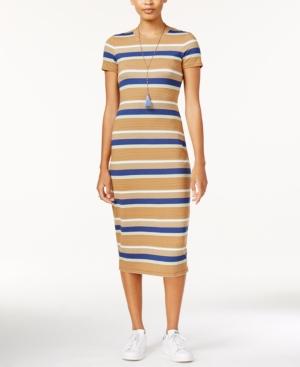 Rachel Rachel Roy Striped T-shirt Midi Dress