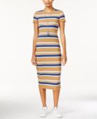 Rachel Rachel Roy Striped T-shirt Midi Dress
