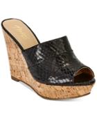 Thalia Sodi Jadey Cork Wedge Sandals, Only At Macy's Women's Shoes