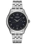 Seiko Men's Solar Essentials Stainless Steel Bracelet Watch 42mm