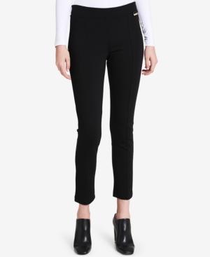 Calvin Klein Velvet-trim Leggings